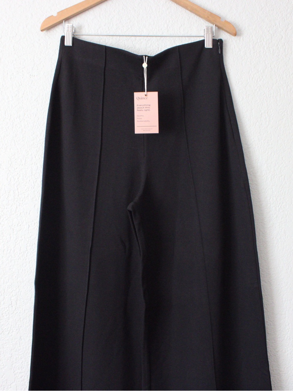 Quince Ultra-Stretch Ponte Super Wide Leg Pants - Picture 2 of 10